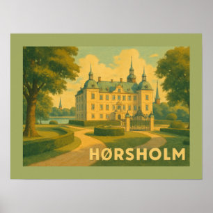Affiche Église de Hørsholm Danemark