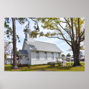Affiche Église de la mission catholique de St. Joseph, Por
