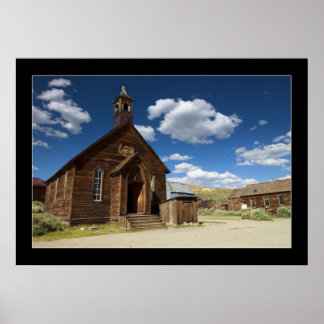 Affiche Église de la ville fantôme