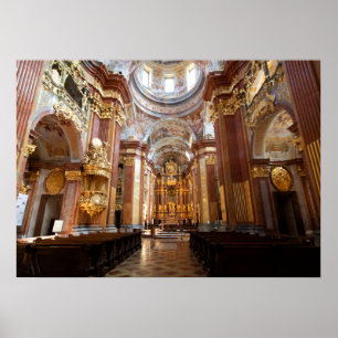 Affiche Église de l'abbaye de Melk, basse Autriche