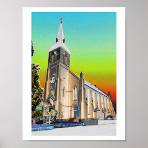 Affiche Église de Santa Cruz