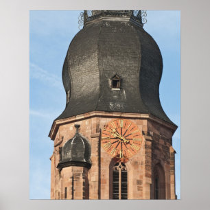Affiche Église du Saint-Esprit dans la vieille ville de He