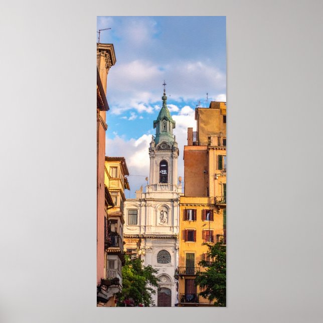 Affiche église en ville (Devant)
