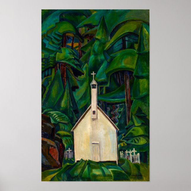 Affiche Église indienne | Emily Carr | (Devant)