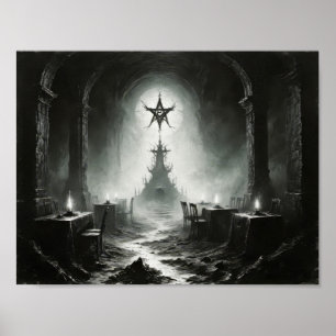 Affiche Église maudite du mal