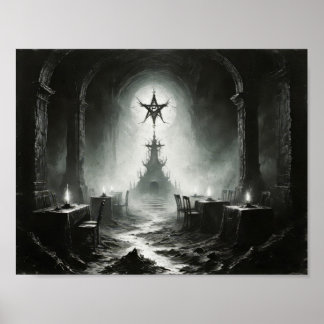 Affiche Église maudite du mal