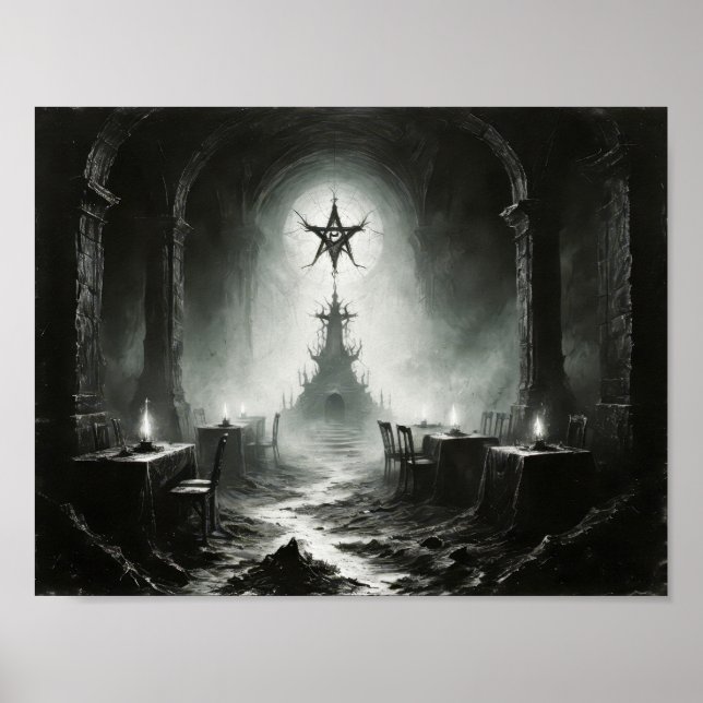 Affiche Église maudite du mal (Devant)