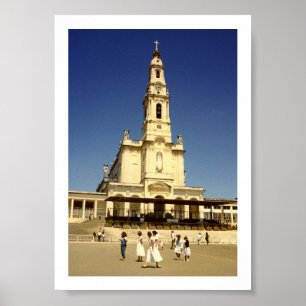 Affiche Église Notre-Dame de Fatima, Lisbonne Portugal