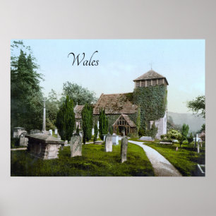 Affiche Église près de Monmouth (1900)