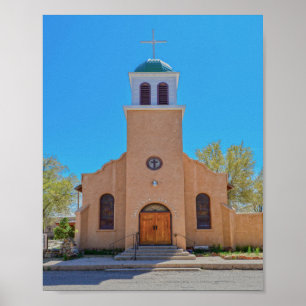 Affiche Église Saint-Joseph, Cerrillos, Nouveau-Mexique