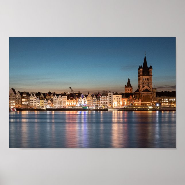 Affiche Église Saint-Martin de Cologne (Devant)