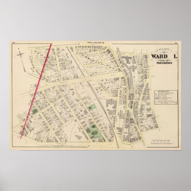 Affiche Église Saint-Patricks et State St School Atlas (Devant)