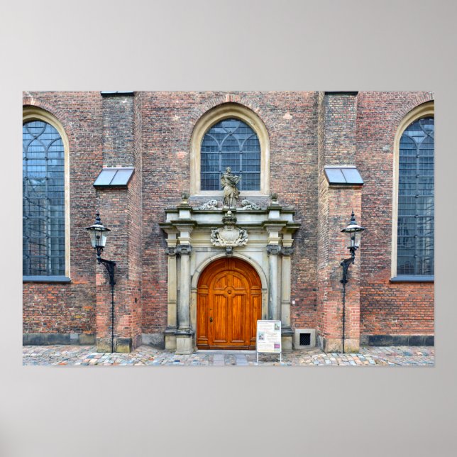 Affiche Eglise Saint-Pierre, Copenhague, Danemark (Devant)