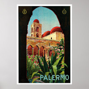 Affiche Eglise San Cataldo PALERMO SICILY Italie ENIT