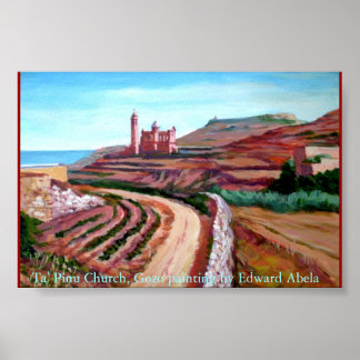 Affiche Église Ta'Pinu, Gozo