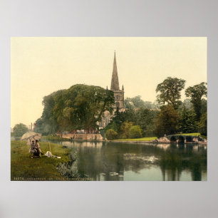 Affiche Église Trinity I, Stratford-sur-Avon, Angleterre