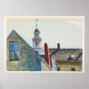 Affiche Église universelle Edward Hopper