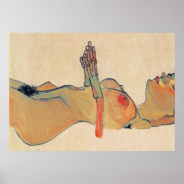 AFFICHE EGON SCHIELE (Devant)