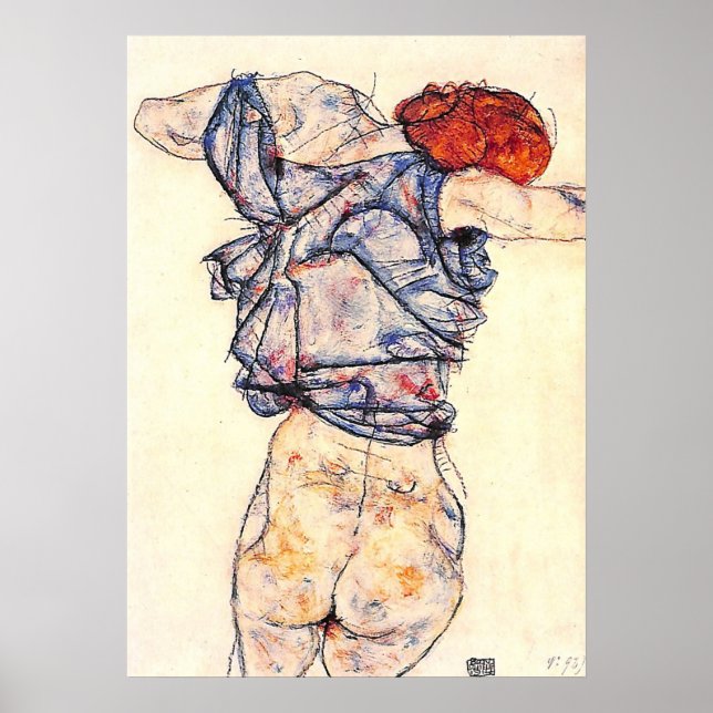 AFFICHE EGON SCHIELE (Devant)