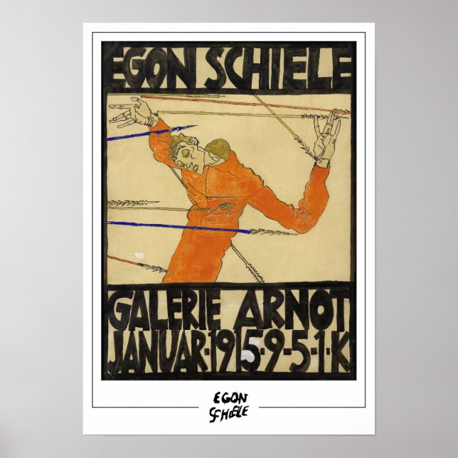 Affiche Egon Schiele Art #231-2 (Devant)