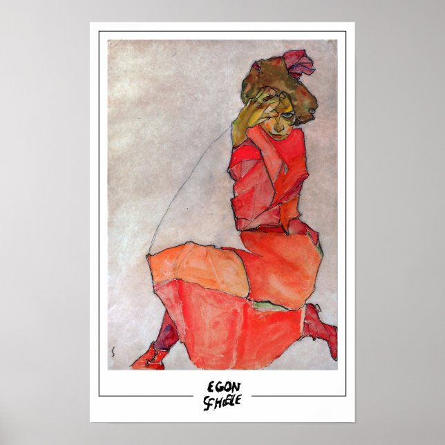 Affiche Egon Schiele Art #412 (Devant)