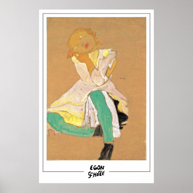 Affiche Egon Schiele Beaux-Arts #39 (Devant)