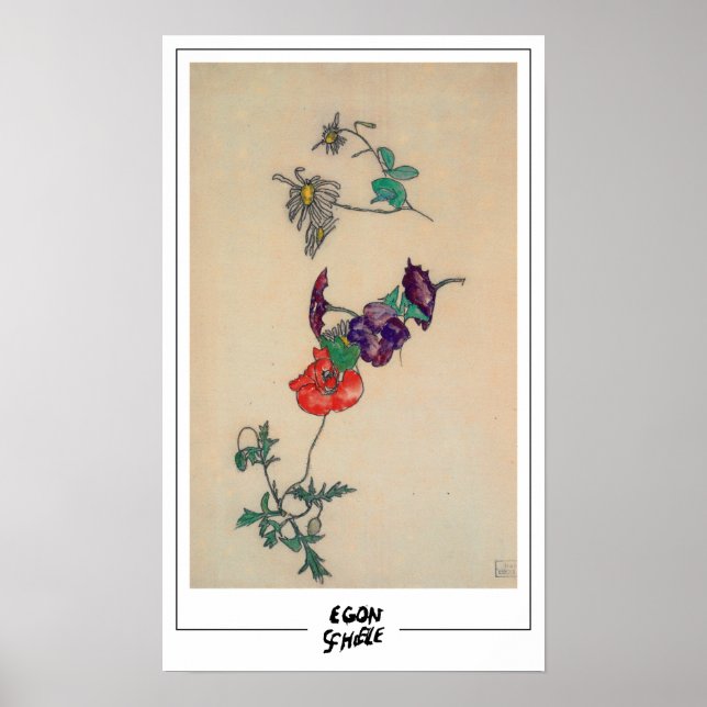 Affiche Egon Schiele Beaux-Arts #95 (Devant)
