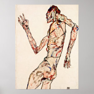 Affiche Egon Schiele - le danseur