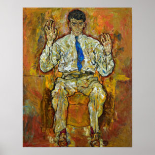 Affiche Egon Schiele Portrait de Paris von Gütersloh