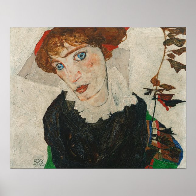 Affiche Egon Schiele Portrait de Wally Neuzil (Devant)