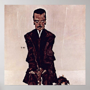 Affiche Egon Schiele - Portrait d'Eduard Kosmack