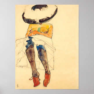 Affiche Egon Schiele Reproduction