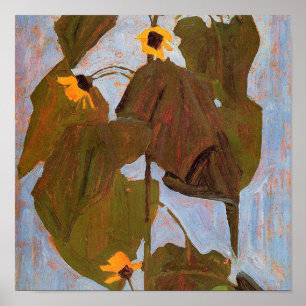 Affiche Egon Schiele - Tournesol