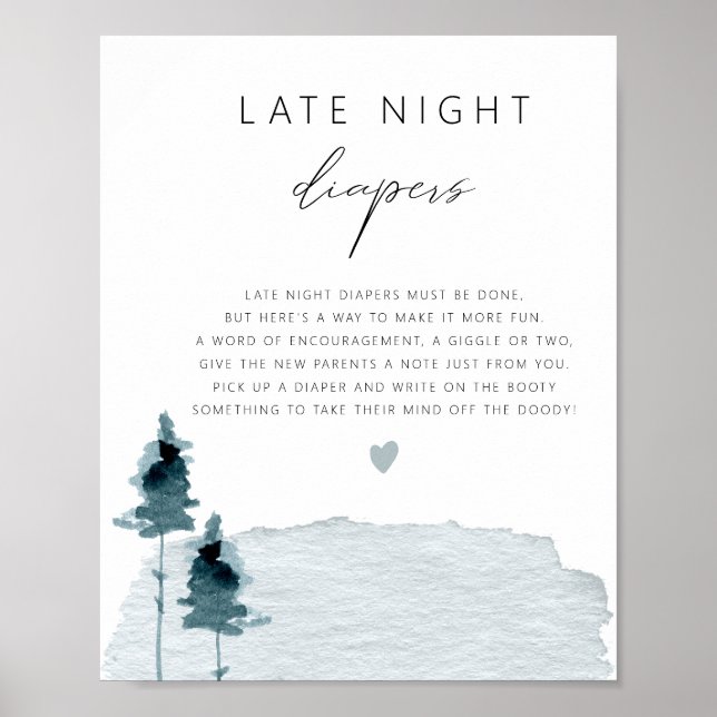 Affiche EGRET Russe Alate Blue Late Night Diapeurs Jeu (Devant)