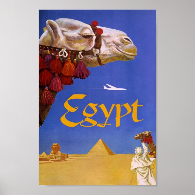 Affiche Egypt. Fly TWA (1960) vintage (Devant)