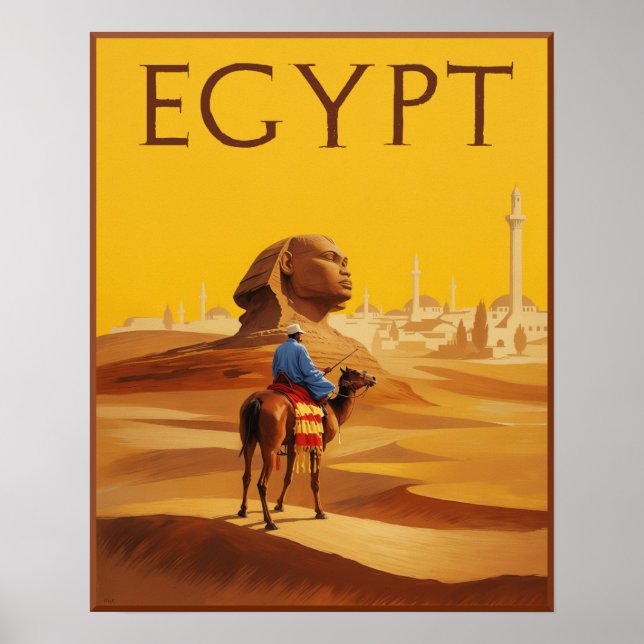 Affiche Égypte (Devant)
