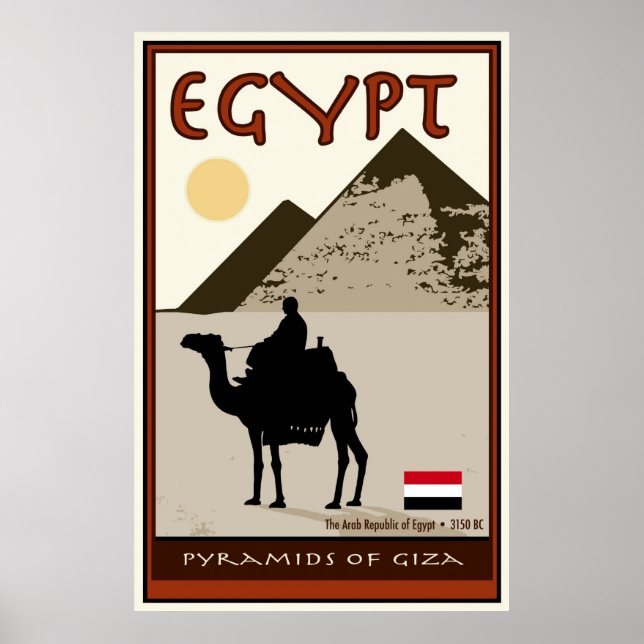 Affiche Égypte (Devant)
