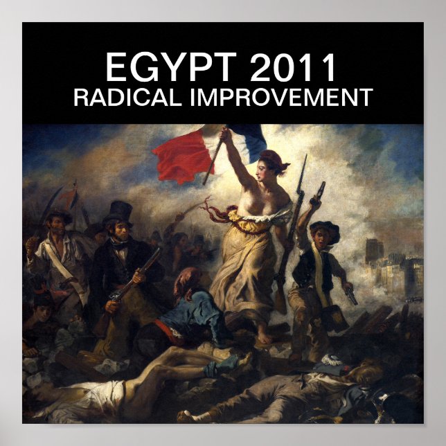 AFFICHE ÉGYPTE AMÉLIORATION RADICALE 2011 (Devant)