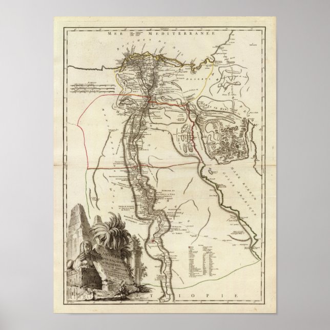 Affiche Égypte ancienne (Devant)