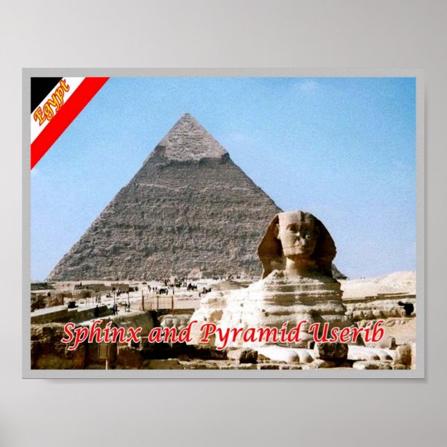 Affiche Égypte - Mer Rouge - Le Grand Sphinx - (Devant)