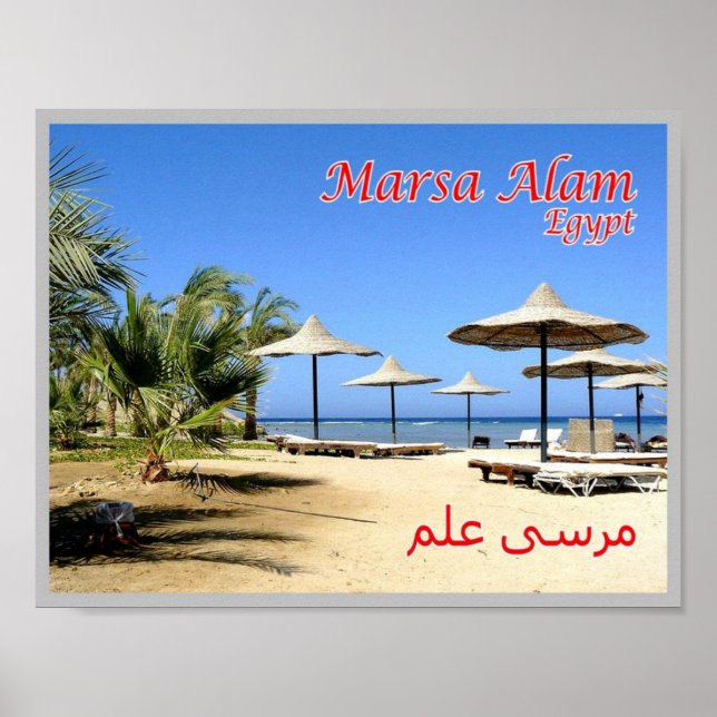 Affiche Égypte - Mer Rouge - Marsa Alam - (Devant)