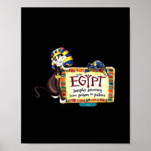 Affiche Égypte Vbs 2025 Le voyage de Joseph Vbs Dieu Chrét