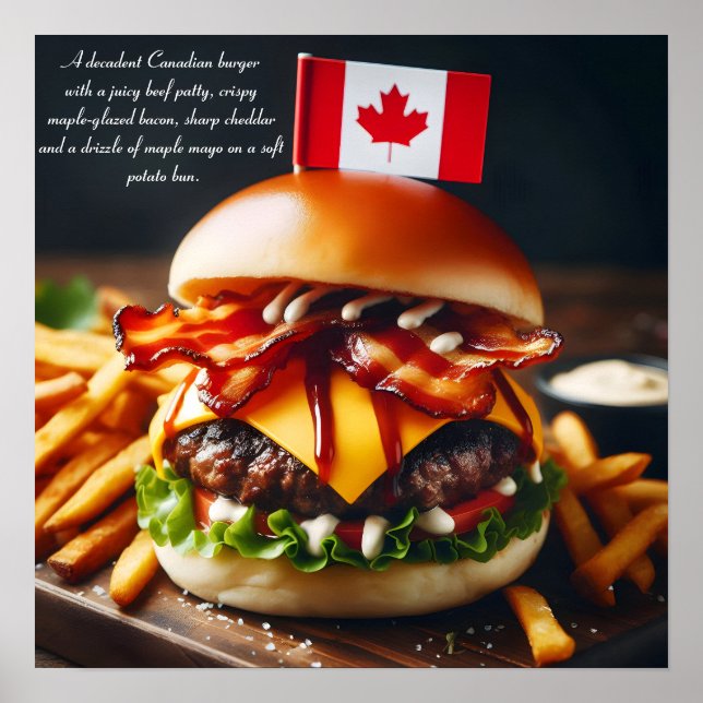 Affiche Eh Équipe Mange : Maple Bacon Magic (Devant)