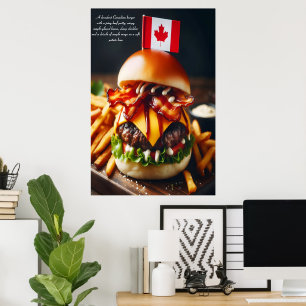 Affiche Eh Équipe Mange : Maple Bacon Magic 24x36