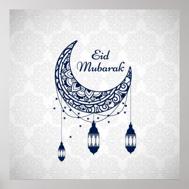 Affiche Eid Mubarak (Devant)