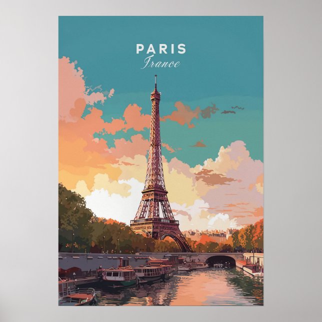 Affiche Eiffel Tower, Paris (Devant)