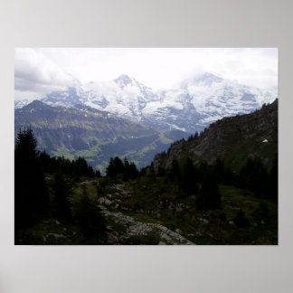 Affiche Eiger, Mönch et Jungfrau -