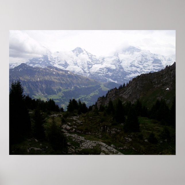 Affiche Eiger, Mönch et Jungfrau - (Devant)