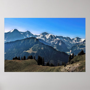 Affiche Eiger, Monch, Jungfrau