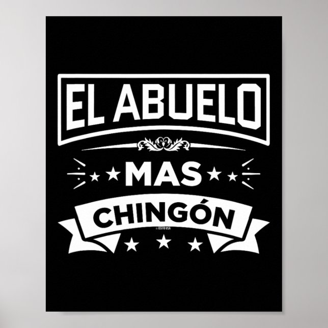 Affiche El Abuelo Mas Chingon Fête des pères espagnole Dia (Devant)